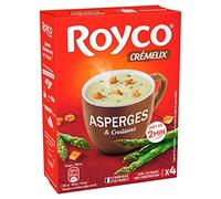 Royco - Sopa instantánea con espárragos y crema de crutón (4 bolsas de 80 ml, 3 unidades)