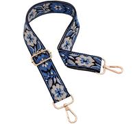 ROYGBCP Correa de repuesto para bolso de hombro, correa cruzada ajustable para mujer, bolsa de hombro ancha, 1.5 inch wide, 28" to 50" (65-130cm) long, Vintage