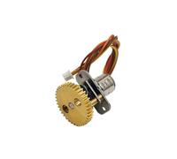 ROYIHOME Mini 10 mm 10BY Full Metal Gear Box Motor paso a paso 2 fases 4 cables paso a paso 20 mm rueda de engranaje grande DIY robot lente de cámara