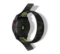 RoYiio Correa para Garmin Quatix 8 47mm/Quatix 7 Pro/Tactix 8 47mm/Fenix8 47 mm/Fenix E/7Pro/6Pro Correas Nailon Magia Pegatinam Correa para Descent G2/Epix 2 (QuickFit 22mm, Camuflaje Verde Militar)