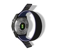 RoYiio Correa para Garmin Quatix 8 47mm/Quatix 7 Pro/Tactix 8 47mm/Fenix8 47 mm/Fenix E/7Pro/6Pro Correas Nailon Magia Pegatinam Correa para Descent G2/Epix 2 (QuickFit 22mm, Azul Medianoche)