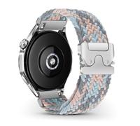 RoYiio Correas de Reloj para Xiaomi Watch S4/S3/2/2 Pro/S2/S1 Correa Redmi Watch 5 Active/Lite Cómodo Transpirable Correa Nylon 22mm para Huawei GT 6 Pro 46mm/Garmin Venu 4 45mm - X Rosa Azul Gris