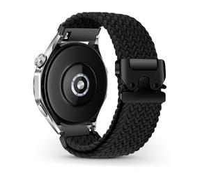 RoYiio Correas de Reloj para Xiaomi Watch S4/S3/2/2 Pro/S2/S1 Correa Redmi Watch 5 Active/Lite Cómodo Transpirable Correa Nylon 22mm para Huawei GT 6 Pro 46mm/Garmin Venu 4 45mm - Negro