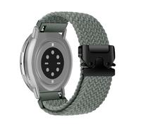 RoYiio Nylon Correa para Amazfit Active 2 Square/Active 2 /Bip 3 /Bip 3 Pro/Cheetah Square Correa 20mm Cómodo Transpirable Correas de Reloj para Amazfit GTR Mini/GTS 4 /GTS 3 - Verde