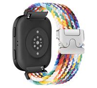 RoYiio Nylon Correa para Amazfit Balance 2 Correa Bip 6 /Bip 5 /Cheetah Round/Cheetah Pro Correas 22mm Suave Cómodo Transpirable Correas de Reloj para Amazfit GTR 4 /GTR 3 Pro - Arcoíris Oficial