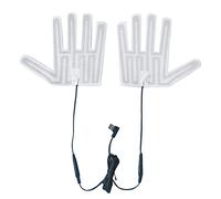 ROYJJ 1 juego de guantes de calefacción USB portátiles para invierno, calentador, manoplas calentadas, almohadilla de esquí, alfombrilla de fibra de carbono