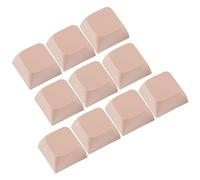 ROYJJ 10 teclas gruesas XDA2 de altura 1U para teclado mecánico para jugadores y programadores, tapa de bola multicolor avanzada
