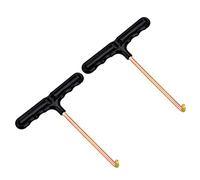 ROYJJ 2 ganchos en T para trampolín de 13 cm para trampolín al aire libre, instala tu mano de almohadilla de salto para suelo laminado