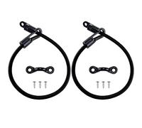 ROYJJ 2 juegos de correas de caña de pescar para barco, conector de montaje en cubierta para accesorios de repuesto para barco, correas de montaje en cubierta, correa de sujeción