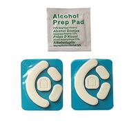 ROYJJ 2 juegos de patas de ratón para ratón DeathAdder Mouse negro deslizadores curvados