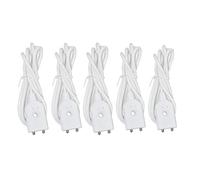 ROYJJ 5 detectores de fugas de agua para la mayoría de alarmas de fugas de agua con cable para cocina y baño, cable de sensor de inmersión de agua de 1 metro de largo