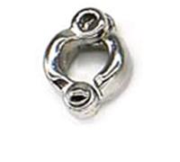 ROYJJ 50 anillos de aleación para patas de pájaro, clips de metal de apertura activa para loros, para volar al aire libre, múltiples suministros para mascotas, para cachorros, cuerda de paja, nido