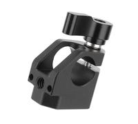 ROYJJ Abrazadera de tubo de aluminio de un solo agujero estándar de 15 mm con tornillo de rosca de 1/10.2 cm-20 para varilla de 15 mm