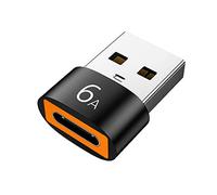 ROYJJ Adaptador tipo C a USB, conector de carga de energía, transferencia de datos, USB C hembra a USB macho