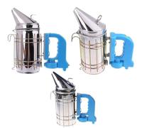 ROYJJ Ahumador eléctrico de apicultura de acero inoxidable, herramienta manual para apicultura, pulverizador simple