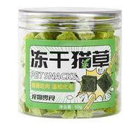 ROYJJ Bocadillos masticables de hierba de trigo natural para mantener tu activo y feliz, promueve el cuidado de la hierba de trigo para gatitos