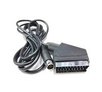 ROYJJ Cable adaptador de 1,8 m/RGBS SCART OFC para consola de juegos MD2, cable euroconector de 9 pines, V Pin/C, consola retro para juegos