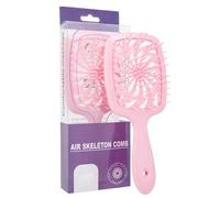 ROYJJ Cepillo suave para desenredar el cabello para uso húmedo o seco, peine de peinado ahuecado, cerdas de peluquería para cabello fino y frágil, peine de pelo hueco