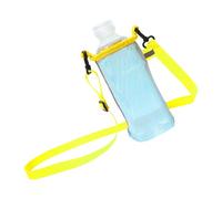 ROYJJ Funda de malla multiusos con correa ajustable, bolsa cruzada para botellas de agua, accesorio de senderismo al aire libre, funda para botella de agua para niños con correa para el hombro, Juego