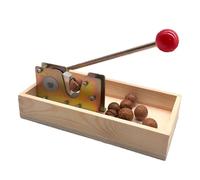 ROYJJ Galletas de nueces de nueces con caja de almacenamiento de madera de alta eficiencia para macadamia, fácil de usar