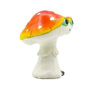 ROYJJ Green Eyes - Figura decorativa en miniatura de resina de hongos para interiores y exteriores, cuentos de hadas para jardín, paisaje, decoración del hogar