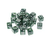 ROYJJ Juego de 25 dados de juego número 12 con rayas cuadradas para dados creativos, fiestas, clubes, juegos, juegos de dados a granel