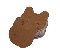 ROYJJ Juego de 50 aretes con forma de cabeza de animal, tarjetas de exhibición, pendientes, pestañas vacías, tarjetas, piezas de joyería, tarjeta de presentación