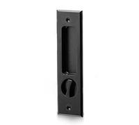 ROYJJ Manija de puerta de paso cuadrada resistente para puerta corrediza de pasillo, armario, palanca de bloqueo para dormitorio, balcón, mortaja corrediza