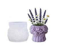 ROYJJ Molde de silicona para velas de aromaterapia hechas a mano con diseños detallados de pétalos