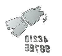 ROYJJ Plantillas de troquelado de acero al carbono para hacer tarjetas, troqueles de corte, herramientas para hacer tarjetas, decoración de manualidades