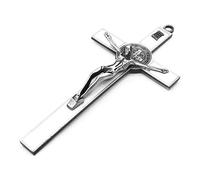 ROYJJ Reliquias en el soporte para crucifijo de pared antigua, capilla de casa, puerta de diciembre