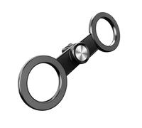 ROYJJ Soporte magnético doble para teléfono con cabezal de bola de 17 mm, soporte plegable para ventilación de coche, Vlog y escritorio, sostiene 2 teléfonos de 4 a 7 pulgadas