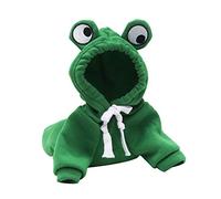 ROYJJ Suéteres para cachorros y gatitos con sombrero, ropa francesa, disfraz de mascota, abrigo para sudadera con capucha, suéteres para perros y niñas adolescentes