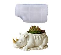 ROYJJ Vela de silicona para fundición de resina, taza de jabón, chocolate, macetas decorativas para decoración de yeso