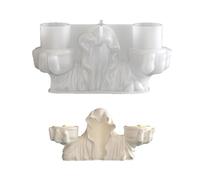 ROYJJ Wizard - Molde de silicona para manualidades de resina y decoraciones de Halloween