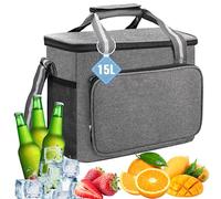 Royouzi Bolsa Termica, 1.5L Bolsa Isotermica Porta Alimentos, Portátil Lunch Bag Impermeable, Hermética Isotérmica Fiambrera Bolsa Térmica para Comida, Almuerzo, Oficina, Viaje, Colegio, Picnic