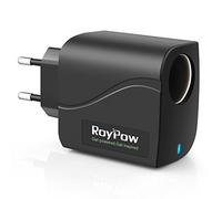 RoyPow Convertidor de Transformador de Alimentación 24W 12V2A Adaptador de CA a CC / 220V a 12V Enchufe del Encendedor del Coche