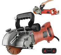 Rozadora De Pared, Cortadora De Ranuras Eléctrica De 4800 W, Profundidad Y Ancho De Corte Ajustables For Ladrillo, Hormigón, 42 Mm Máx., Ancho De Corte De Ranura, For Granito, Mármol