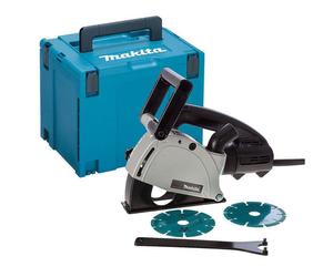 Rozadora de pared Makita SG1251J | 1400 W | 125 mm | 0-30 mm | 6-30 mm | 10.000 RPM | Makpac | 2 discos