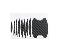 Rozaduras Pegatinas Parachoques Universales para Manija Puerta Coche Película Protectora Papel Pegatina Muñeca para Vehículo 10 Uds Protector de carrocería(Black Big 10 PCS)