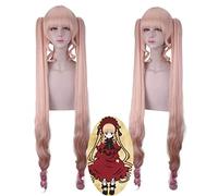 Rozen Maiden Cosplay Wig with Chip Ponytails Taisho Shin Ku Reiner Rubin Long Synthetic Wigs Party Costume Role Play Perucas
