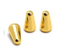 ROZILO 3 pomos de latón para guitarra, 5 vías, 3 vías, para interruptor de pastilla, compatible con USA FD Strat/Tele Gold