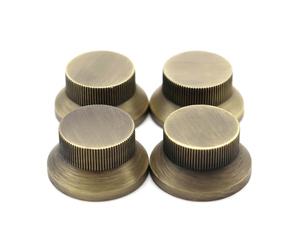 ROZILO 4 pomos de control de bronce para guitarra eléctrica Fender Strat Telecaster Jazz Les Paul para guitarra eléctrica Fender Strat Telecaster Jazz Les Paul