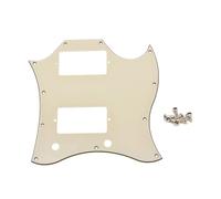 ROZILO Golpeador de cara completa American Standard SG con tornillos | Fit SG Guitarra Epiphone SG Blanco envejecido