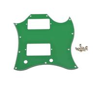 ROZILO Golpeador de cara completa American Standard SG con tornillos para guitarra SG Epiphone SG verde 3 capas