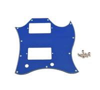 ROZILO Golpeador de cara completa sin agujeros estándar americano SG con tornillos para guitarra SG Epiphone SG azul 3 capas