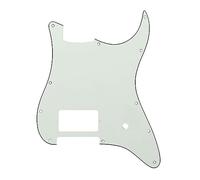 ROZILO Golpeador de guitarra Humbucker de 11 agujeros estilo ST/Strat para guitarra eléctrica Fender Tom Delonge Strat de Estados Unidos/México, color marfil, 3 capas