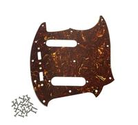 ROZILO Golpeador de guitarra Red Tortoise Pro de 12 agujeros para Fender American Mustang de 4 capas