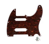 ROZILO Golpeador Tele de 8 agujeros para guitarra eléctrica Fender Deluxe Nashville Telecaster de Estados Unidos/México, color rojo