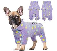 ROZKITCH Abrigo de Invierno para Perro, Pijama de Forro Polar Suave, Resistente al Viento, Chaqueta cálida para Clima frío, Chaleco con Cremallera Luminosa, Overol para Perros pequeños, medianos y
